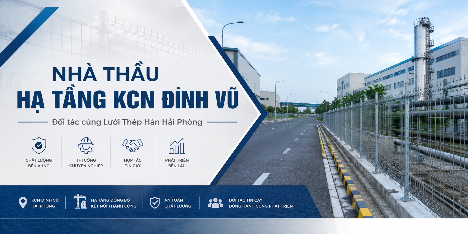 Hạ tầng KCN Định Vũ